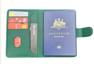 Smart Wave Tech Passport Wallet with Find My.
